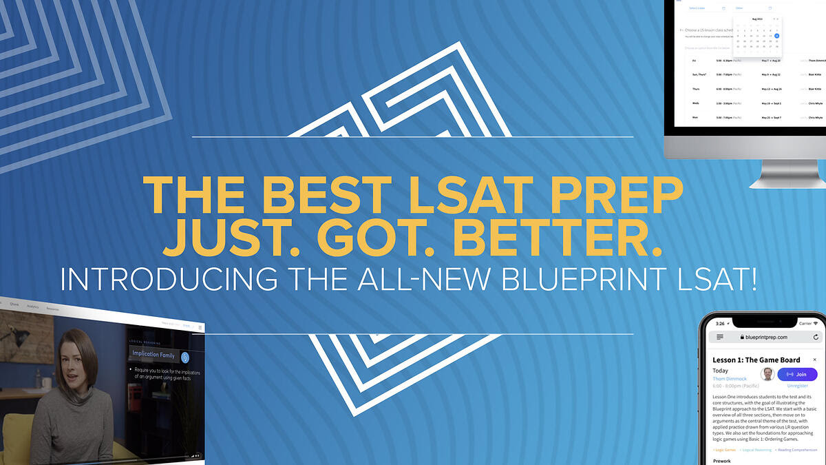 Say “Hello” to the NEW Blueprint LSAT Course