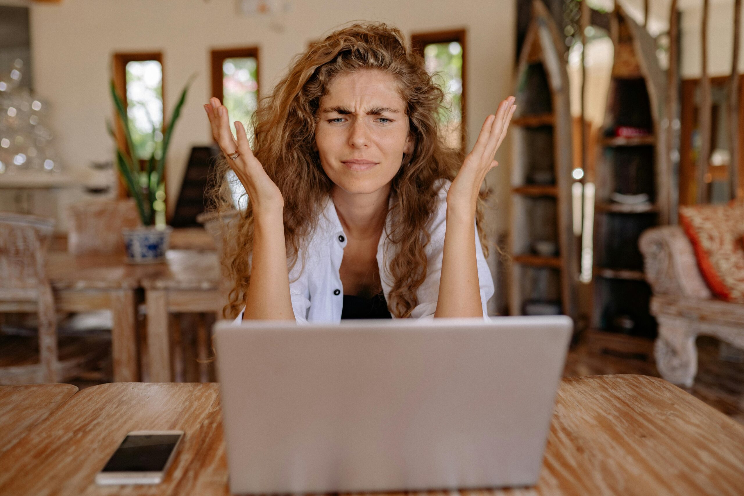 take or reschedule your LSAT Photo of Woman Showing Frustrations on Her Face